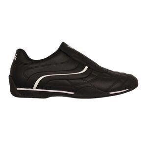 Lonsdale Mens Camden Leather Slip-on Sneakers / Black